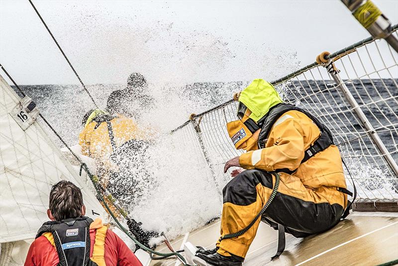Clipper Race Crew experiencing challenging weather on previous edition - Clipper Race - photo © Clipper Race