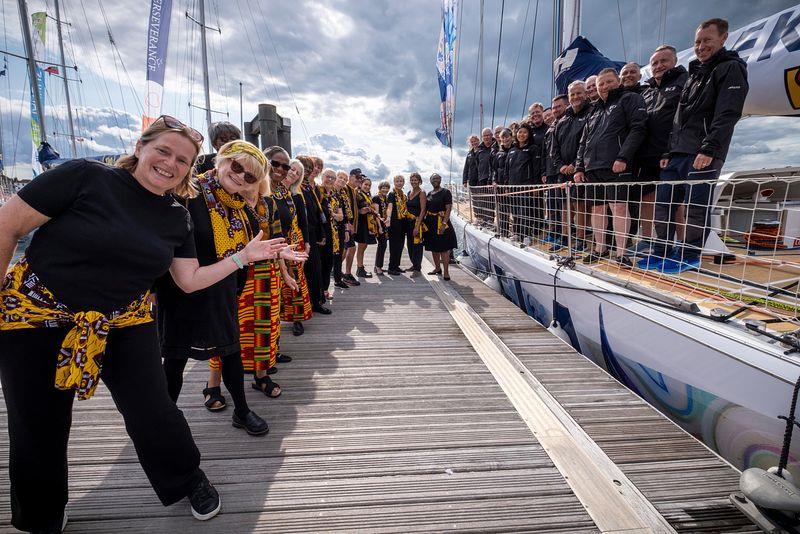 BCF naming ceremony - Clipper 2023-24 Race Start photo copyright Jason Bye taken at  and featuring the Clipper 70 class