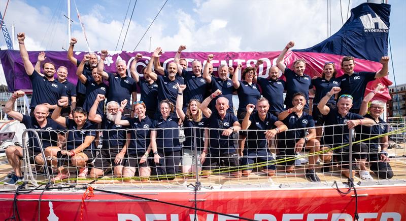 The Washington DC team celebrates its naming ceremony - Clipper 2023-24 Race Start - photo © Clipper Race