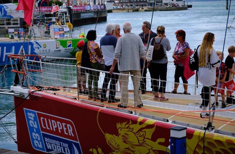 Visitors had the chance to meet Race Crew and see what life is like on board a Clipper 70 - Clipper 2023-24 Race Start - photo © Clipper Race