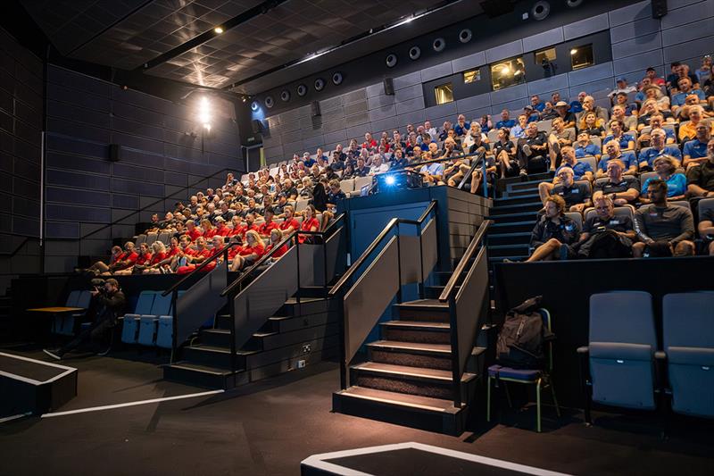 Race Crew gather for the briefing - Clipper 2023-24 Race Start - photo © Jason Bye