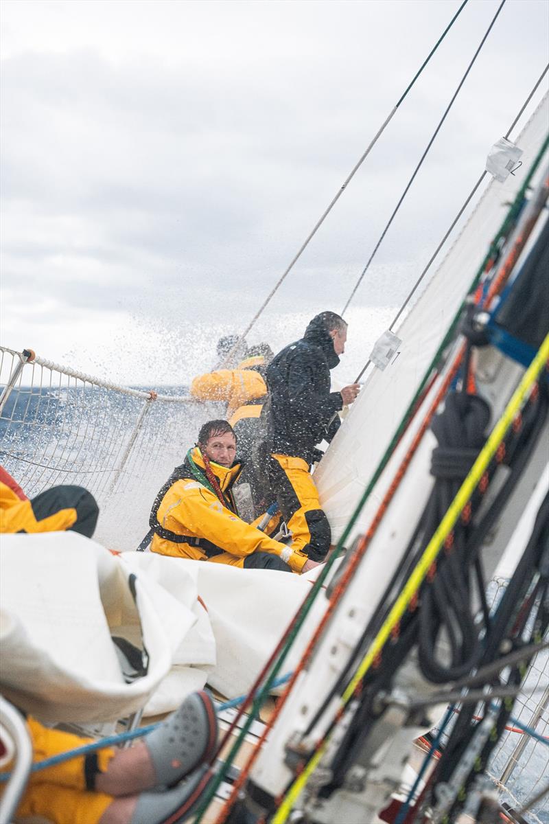 Clipper Round the World Yacht Race: Tricky conditions on Race 1 photo copyright Clipper Ventures taken at  and featuring the Clipper 70 class