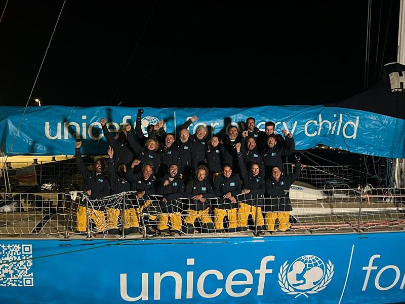 Race 2: Hundred Years Cup - UNICEF team photo - photo © Clipper Race