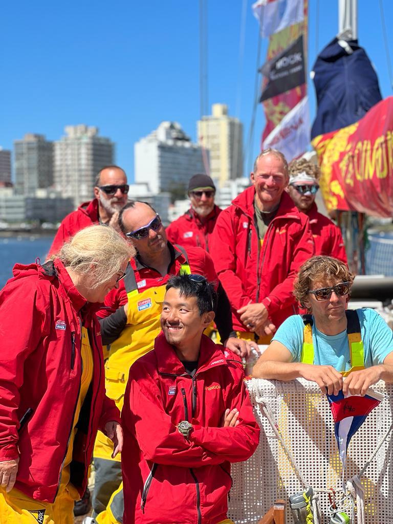 Race 2: Hundred Years Cup - Ziqi Wang and crew - photo © Clipper Race