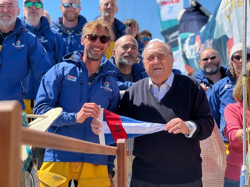 Race 2: Hundred Years Cup - Ha Long Bay, Viet Nam Skipper, Josh Stickland and Yacht Club Punta Del Este Commodore, Juan Etcheverrito - photo © Clipper Race