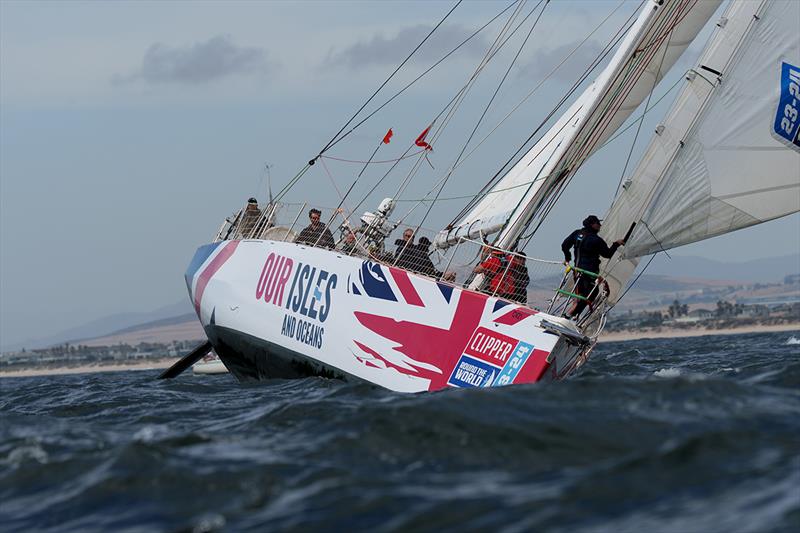 Our Isles and Oceans on the water for Race Start - Race 4: Clipper Round The World Race photo copyright Clipper Race taken at  and featuring the Clipper 70 class