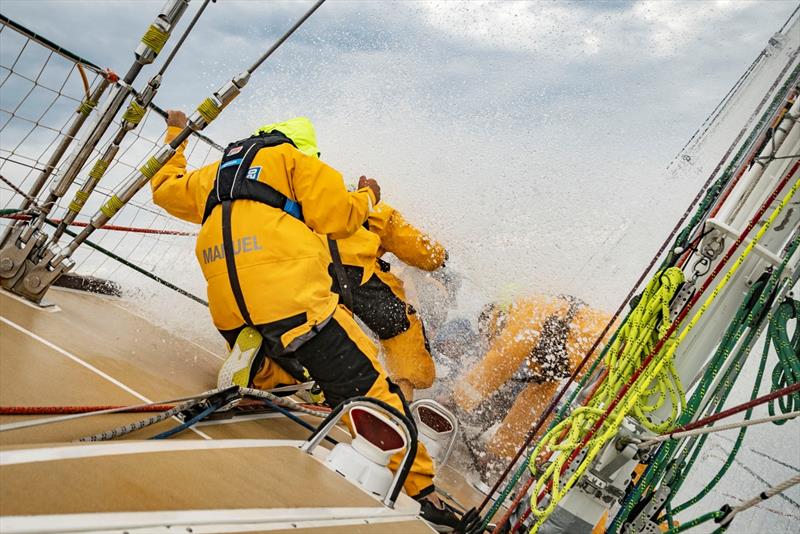 Conditions on Leg 4 of the Clipper 2019-20 Race photo copyright Clipper Race taken at  and featuring the Clipper 70 class