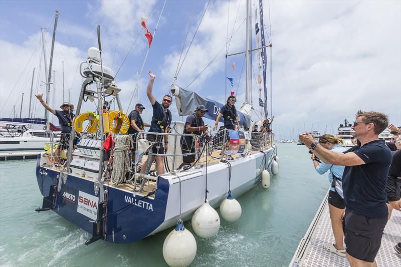 Dare To Lead slip lines out of Coral Sea Marina - photo © Brooke Miles Photography