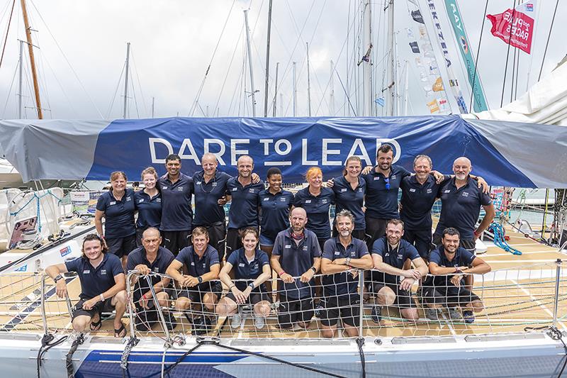 Dare To Lead team in Airlie Beach - Clipper Round the World Race photo copyright Brooke Miles Photography taken at  and featuring the Clipper 70 class