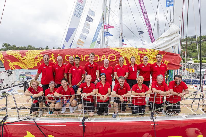 Qingdao team in Airlie Beach - Clipper Round the World Race photo copyright Brooke Miles Photography taken at  and featuring the Clipper 70 class