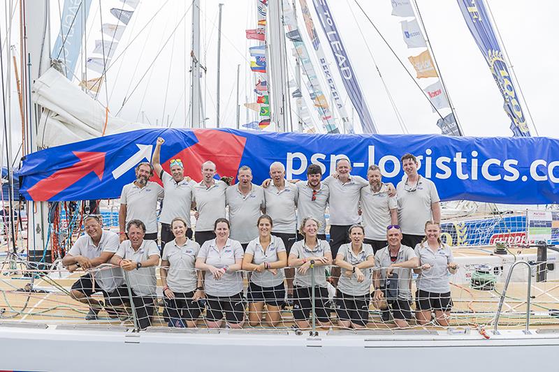 PSP Logistics team in Airlie Beach - Clipper Round the World Race photo copyright Brooke Miles Photography taken at  and featuring the Clipper 70 class