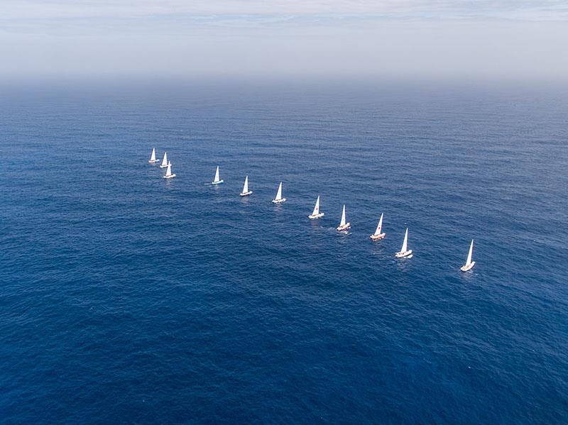 Le Mans Start for Race 7 - photo © Jimmy Horel / 16 Degrees South / Clipper Race