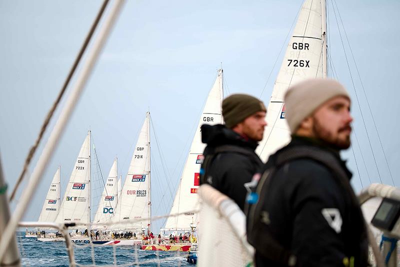 Le Mans start from on board Zhuhai - photo © Clipper Race