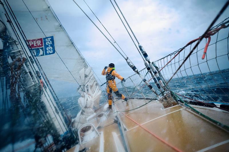 Conditions faced on the North Pacific crossing photo copyright Clipper Race taken at  and featuring the Clipper 70 class