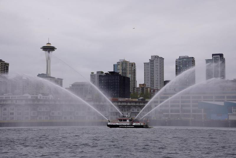 A spectacular send off for the Clipper Race fleet - photo © Clipper Ventures