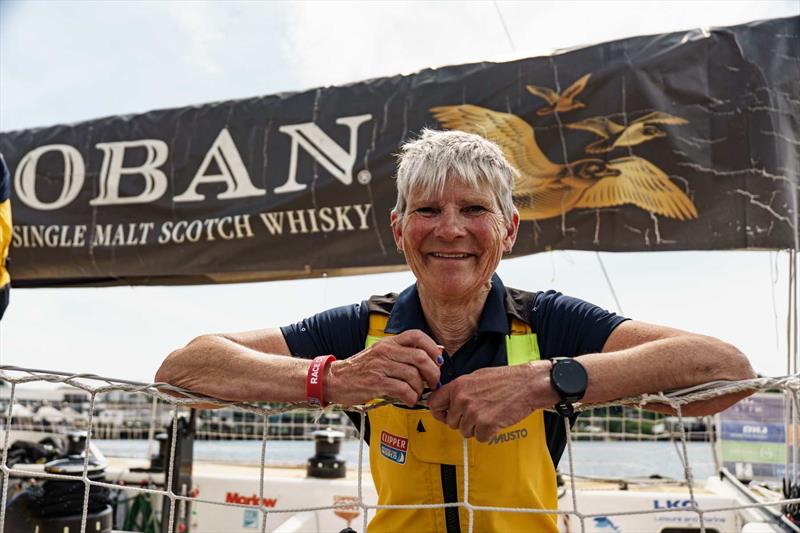 Sue Smith - 2025/26 Clipper Race arrives in Oban - photo © Clipper Race