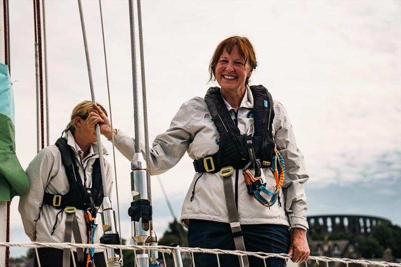 Joanne Currie - 2025/26 Clipper Race arrives in Oban - photo © Clipper Race