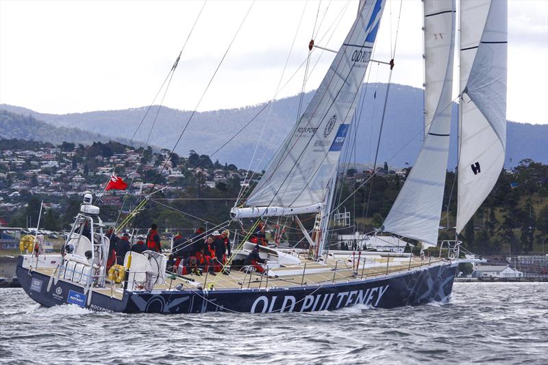 Old Pulteney at the start of race 7 in the Clipper Round the World, from Hobart to Brisbane - photo © Heath Holden / AAP Image