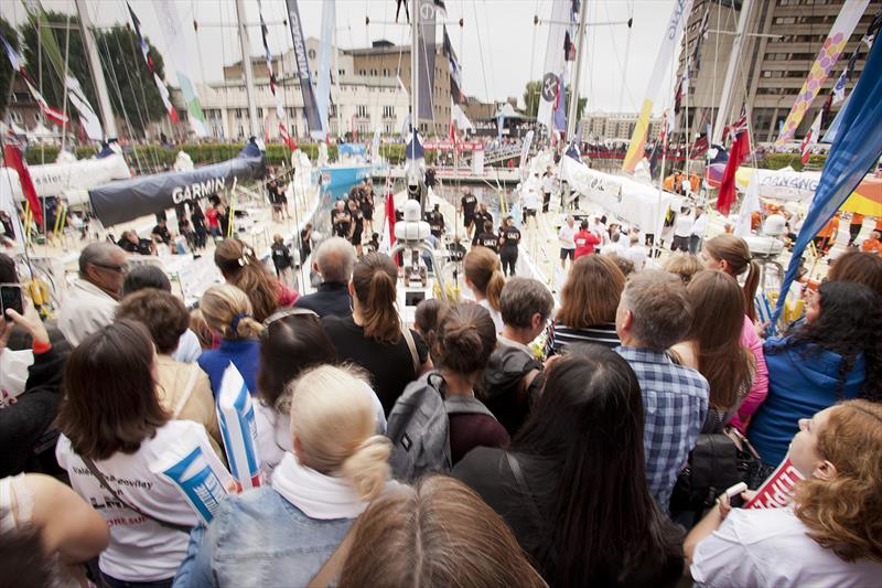 Clipper Race Start at St. Katharine Docks, London photo copyright Clipper Ventures taken at  and featuring the Clipper Ventures class