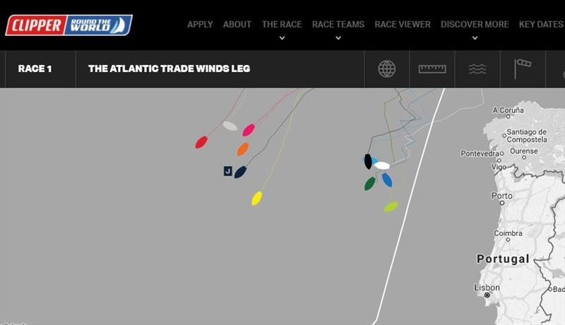 Clipper Race team Greenings diverts to Portugal following Skipper injury - photo © Clipper Ventures