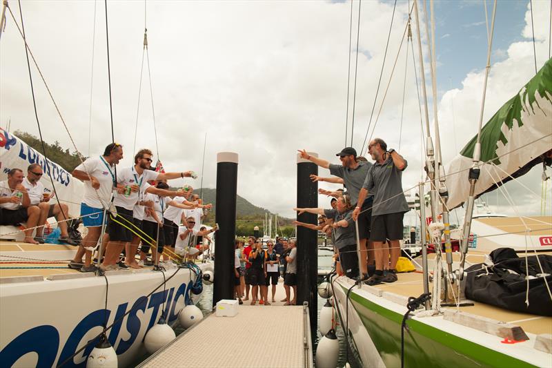 The Clipper Race fleet in the Whitsundays photo copyright Abell Point Marina taken at  and featuring the Clipper Ventures class