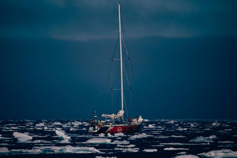 SKIRR expedition yacht among the ice on Leg 3- Reykjavik- Tasiilaq photo copyright Clipper Ventures taken at  and featuring the Clipper Ventures class