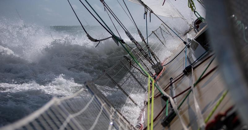 Conditions on Race 2: Hundred Years Cup photo copyright Clipper Race taken at  and featuring the Clipper Ventures class