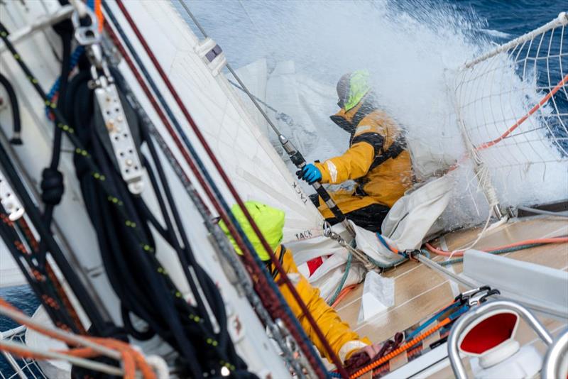 North Pacific conditions ramp up on board Team Power of Seattle Sports - photo © Clipper Race