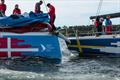 The Danish boat's bowsprit got jammed in the stern of the Swedish boat - Nord Stream Race © Nord Stream Race / Marina Semenova