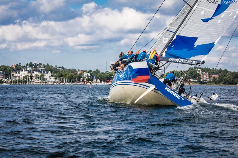  Lord of the Sail – Europe (Team Russia) hit top speeds last night but found manoeuvring tough in Nord Stream Race Leg 2 photo copyright Lars Wehrmann / Nord Stream Race taken at  and featuring the ClubSwan 50 class