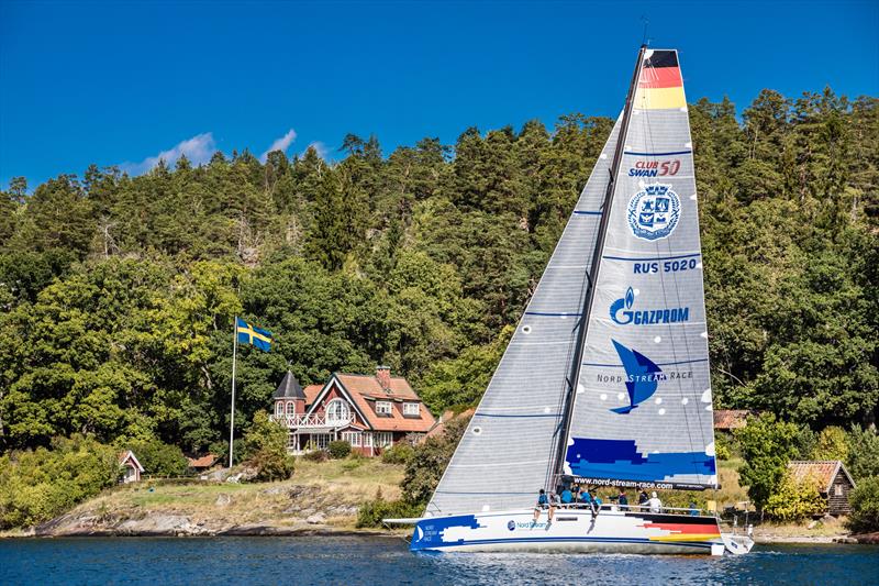 Deutscher Touring Yacht-Club (Team Germany) could be in trouble if they can't adequately repair their gennaker after Nord Stream Race Leg 2 photo copyright Lars Wehrmann / Nord Stream Race taken at  and featuring the ClubSwan 50 class