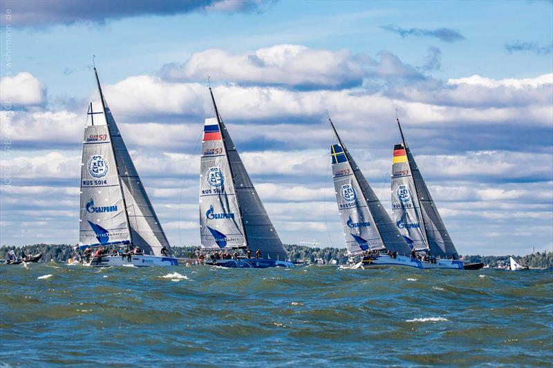 Reefed mainsails at windy Helsinki in the Nord Stream Race - photo © Lars Wehrmann / Nord Stream Race