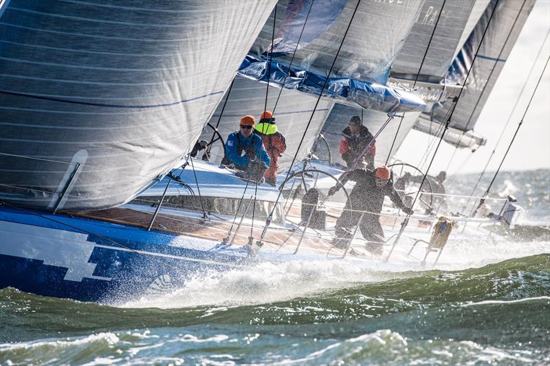 Wet work racing at Helsinki in theNord Stream Race photo copyright Lars Wehrmann / Nord Stream Race taken at Helsingfors Segelklubb and featuring the ClubSwan 50 class