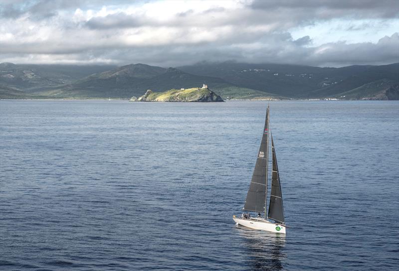 The Russian ClubSwan 50 Skorpios is first in the ORC class in the Rolex Giraglia Race photo copyright Rolex / Kurt Arrigo taken at Yacht Club Italiano and featuring the ClubSwan 50 class