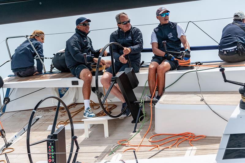 Rolex Giraglia Inshore Series 2018 photo copyright Giles Pearman taken at Yacht Club Italiano and featuring the ClubSwan 50 class
