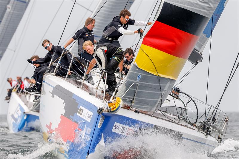 ClubSwan 50 fleet sees a perfect start for the German team Norddeutscher Regatta Verein at Kiel Week photo copyright Kiel Week / www.ChristianBeeck.de taken at Kieler Yacht Club and featuring the ClubSwan 50 class