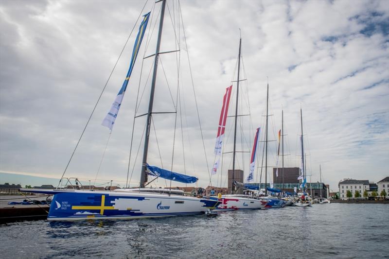 The fleet in the city centre of Copenhagen photo copyright NSR / Andrey Sheremetev taken at  and featuring the ClubSwan 50 class