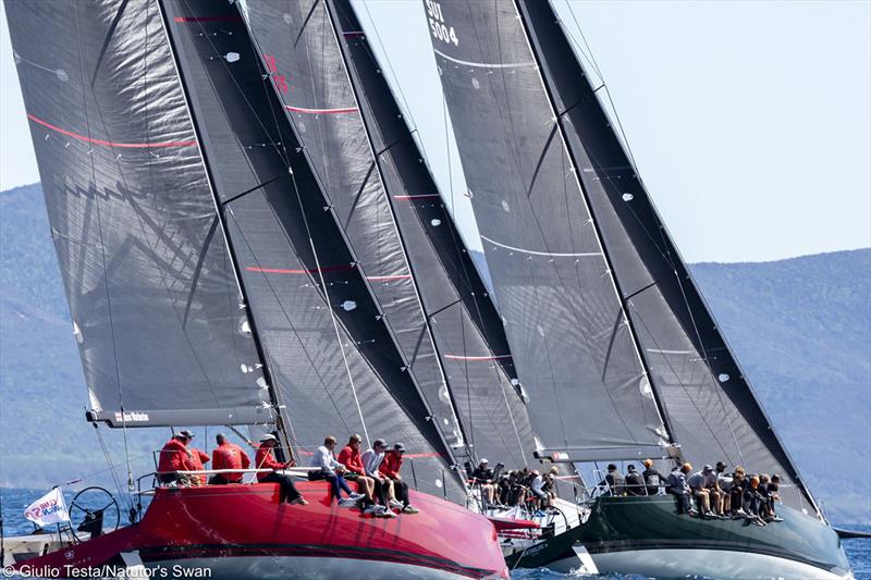 Fleet Perhonen - The Nations Trophy Mediterranean League 2019 photo copyright Giulio Testa taken at Club Nautico Scarlino and featuring the ClubSwan 50 class