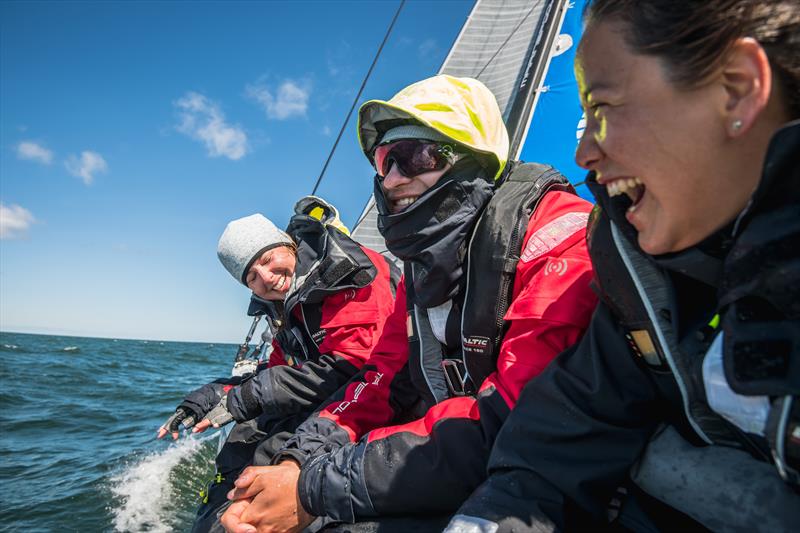 Sandra Sandqvist and Cecilia Jansson in the Nord Stream Race photo copyright NSR / Andrey Sheremetev taken at  and featuring the ClubSwan 50 class