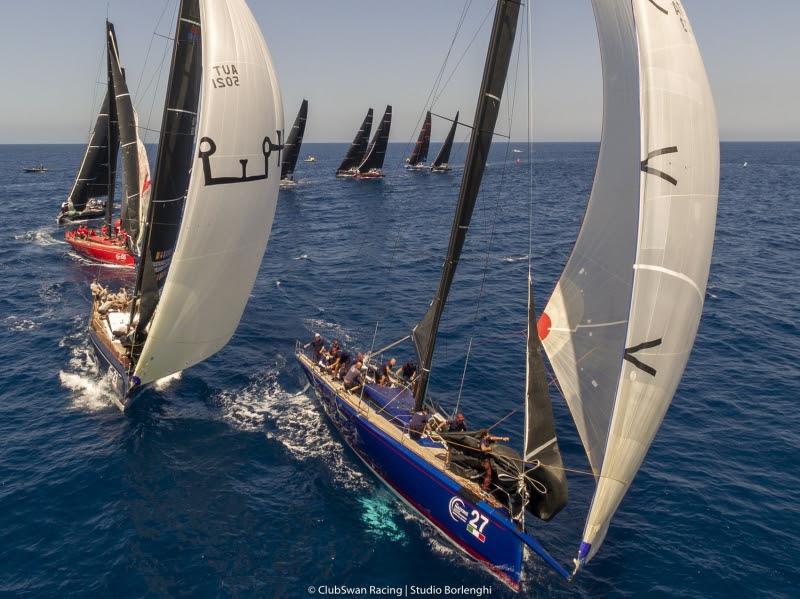Practice race - Swan Sardinia Challenge 2021 photo copyright ClubSwan Racing / Studio Borlenghi taken at Yacht Club Costa Smeralda and featuring the ClubSwan 50 class