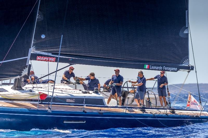 `Cuordileone`, winner of the last edition (ClubSwan 50) photo copyright Nico Martínez / Copa del Rey MAPFRE taken at Real Club Náutico de Palma and featuring the ClubSwan 50 class