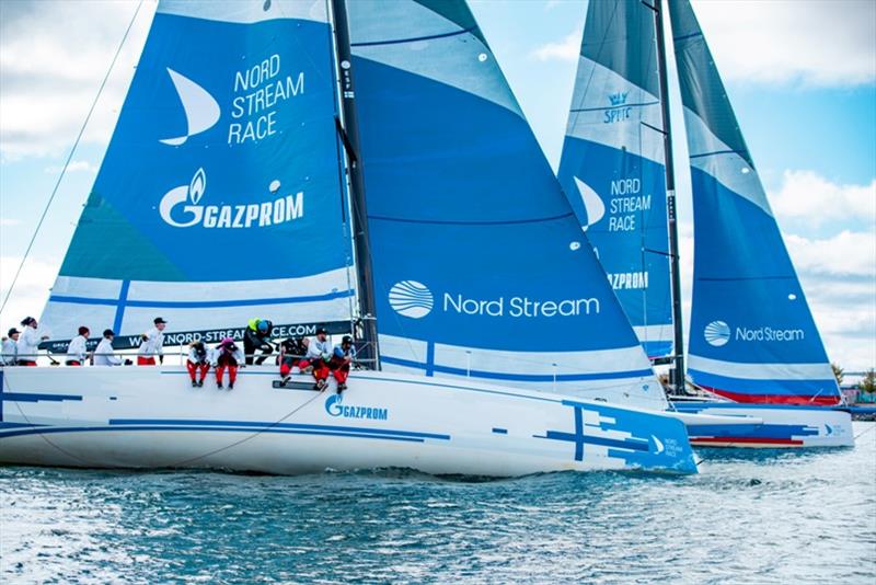 Team Finland and Team Russia battling for the pole position - Nord Stream Race 2021 photo copyright Nord Stream Race / Kristina Riaguzova taken at Helsingfors Segelklubb and featuring the ClubSwan 50 class