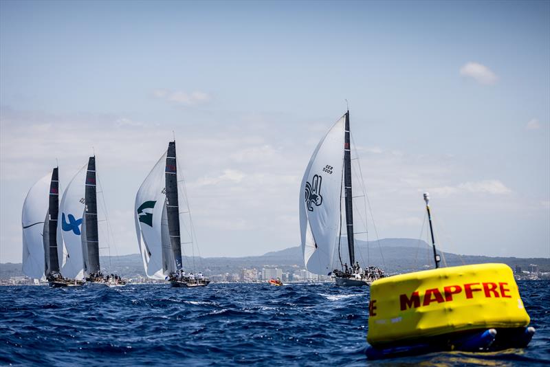 41st Copa del Rey MAPFRE - Training day in the Bay of Palma photo copyright María Muiña / Copa del Rey MAPFRE taken at Real Club Náutico de Palma and featuring the ClubSwan 50 class