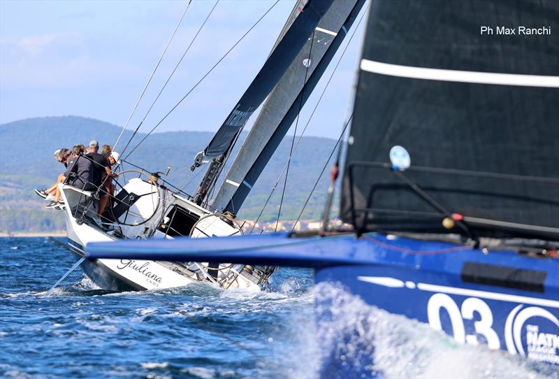 Swan OD Worlds in Scarlino, Italy Practice Race photo copyright Max Ranchi / www.maxranchi.com taken at Yacht Club Isole di Toscana and featuring the ClubSwan 50 class