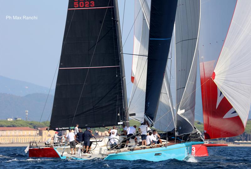 Swan OD Worlds in Scarlino, Italy Practice Race photo copyright Max Ranchi / www.maxranchi.com taken at Yacht Club Isole di Toscana and featuring the ClubSwan 50 class