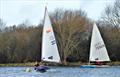 Annette Walter and Mike Caddy in action during the End of Year Pursuit Race at Welwyn Garden City SC © Charles Adams