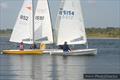 Border Counties Midweek Sailing: Shotwick Event 1 first mark with race winner Dave Turtle in his Comet © Pete Chambers