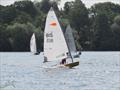 Ready for take off during the Border Counties Midweek Sailing Series at Shropshire Sailing Club © Brian Herring