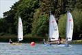 The top three sailors battling it out - Comet Class Association Championships at Cransley © Mark Zealey