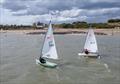 2025 Comet Nationals at Gunfleet - Andrew Dale of Eyott Sailing Club to windward of Crawley Mariners Yacht Club's Jeff Smith © Kevin Jay